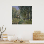 Alfred Sisley | Die Erholung durch den Stream Poster (Küche)