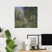 Alfred Sisley | Die Erholung durch den Stream Poster (Heimbüro)