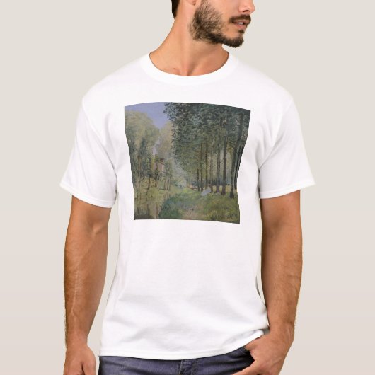 Alfred Sisley | die Erholung durch den Strom T-Shirt (Vorderseite)