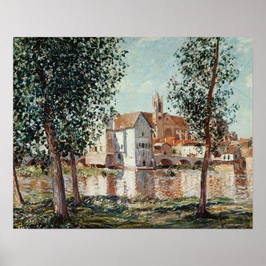 Alfred Sisley | Die Lage in Moret Poster (Vorne)