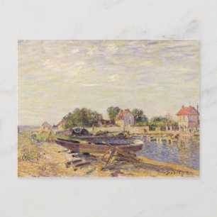 Alfred Sisley   Die Lage in Saint-Mammes Postkarte