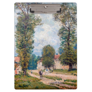 Alfred Sisley - Die Straße nach Versailles Klemmbrett