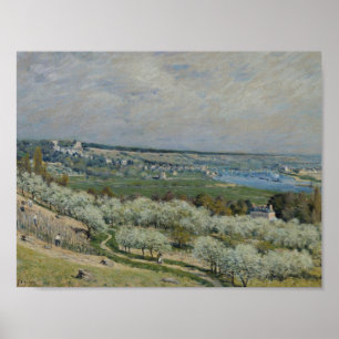 Alfred Sisley - Die Terrasse von Saint-Germain Poster
