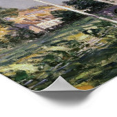 Alfred Sisley | Die Wanderung Poster (Ecke)