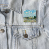 Alfred Sisley - Die Wiese Button (Beispiel)