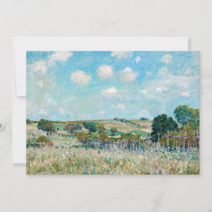 Alfred Sisley - Die Wiese Dankeskarte
