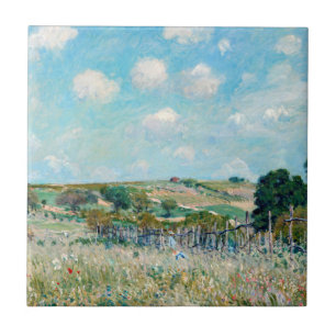 Alfred Sisley - Die Wiese Fliese