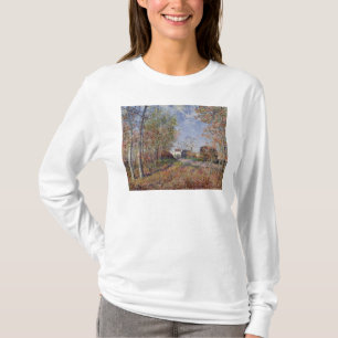Alfred Sisley   eine Ecke des Holzes bei Sablons T-Shirt