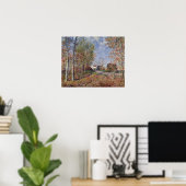 Alfred Sisley | Eine Ecke des Waldes bei Sablons Poster (Heimbüro)
