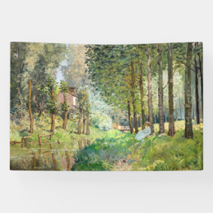 Alfred Sisley - Erholung entlang der Straße Banner