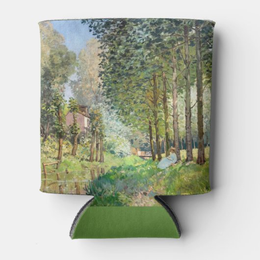 Alfred Sisley - Erholung entlang der Straße Dosenkühler (Vorderseite)