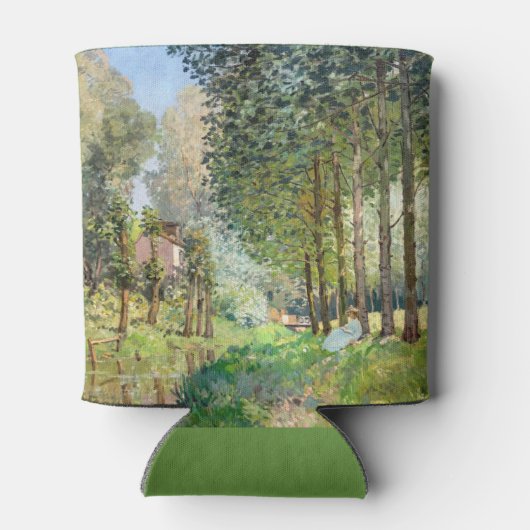 Alfred Sisley - Erholung entlang der Straße Dosenkühler (Rückseite)