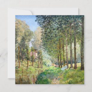 Alfred Sisley - Erholung entlang der Straße Einladung