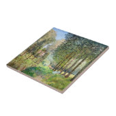 Alfred Sisley - Erholung entlang der Straße Fliese (Seite)