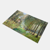 Alfred Sisley - Erholung entlang der Straße Fußmatte (Schrägansicht)