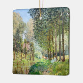 Alfred Sisley - Erholung entlang der Straße Keramikornament (Links)