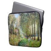 Alfred Sisley - Erholung entlang der Straße Laptopschutzhülle (Vorderseite Links)