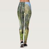 Alfred Sisley - Erholung entlang der Straße Leggings (Rückseite)