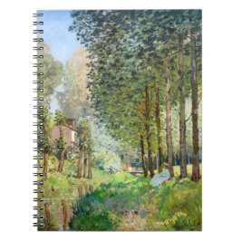 Alfred Sisley - Erholung entlang der Straße Notizblock