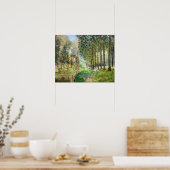 Alfred Sisley - Erholung entlang der Straße Poster (Küche)