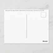 Alfred Sisley - Erholung entlang der Straße Postkarte (Rückseite)