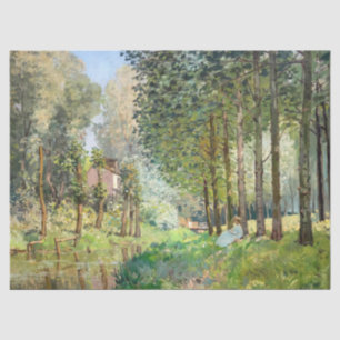 Alfred Sisley - Erholung entlang der Straße Seidenpapier