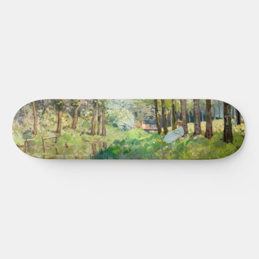 Alfred Sisley - Erholung entlang der Straße Skateboard (Horizontal)