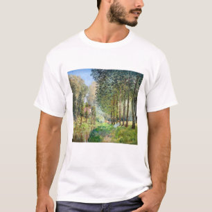 Alfred Sisley - Erholung entlang der Straße T-Shirt