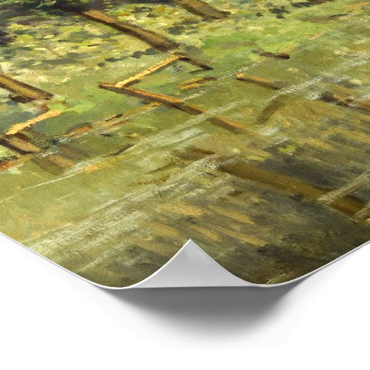 Alfred Sisley Erholung Poster (Ecke)