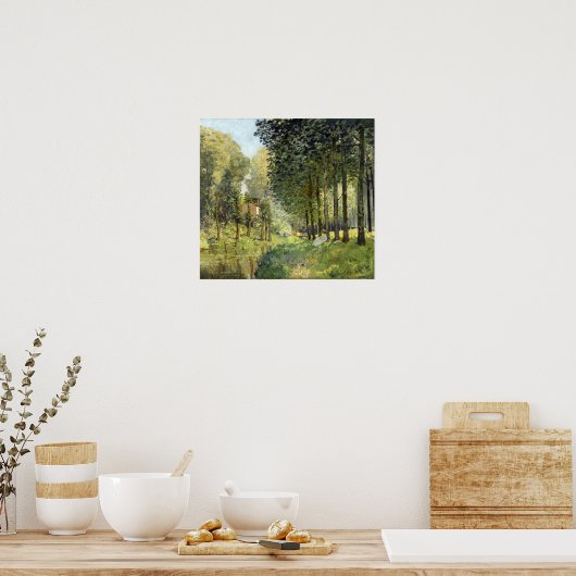 Alfred Sisley Erholung Poster (Küche)