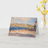 Alfred Sisley - Flussufer bei Saint-Mammes Karte (Gelbe Blume)