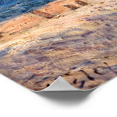 Alfred Sisley - Flussufer bei Saint-Mammes Poster (Ecke)