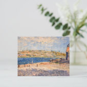 Alfred Sisley - Flussufer bei Saint-Mammes Postkarte (Stehend Vorderseite)