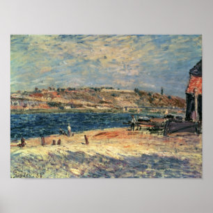 Alfred Sisley   Flussufer in Saint-Mammes Poster