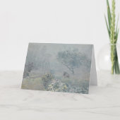 Alfred Sisley - Fog, Voisins Karte (Vorderseite)