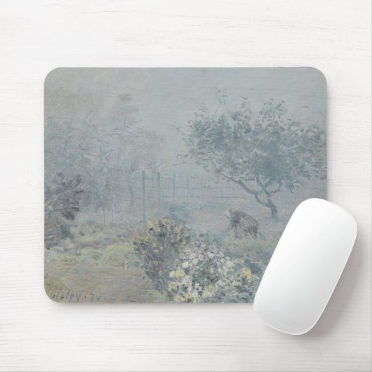 Alfred Sisley - Fog, Voisins Mousepad (Mit Mouse)