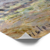 Alfred Sisley Fog, Voisins Poster (Ecke)