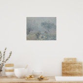 Alfred Sisley - Fog, Voisins Poster (Küche)