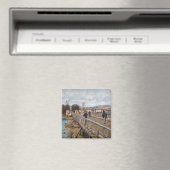 Alfred Sisley - Footbridge in Argenteuil Magnet (In Situ (Geschirrspüler))