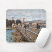Alfred Sisley - Footbridge in Argenteuil Mousepad (Mit Mouse)