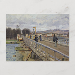 Alfred Sisley   Footbridge in Argenteuil Postkarte