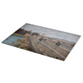 Alfred Sisley - Footbridge in Argenteuil Schneidebrett (Ecke)