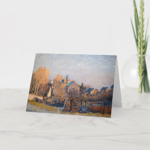 Alfred Sisley - Frosty Morning in Louveciennes Karte