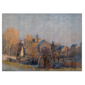 Alfred Sisley - Frosty Morning in Louveciennes Schneidebrett (Vorderseite)