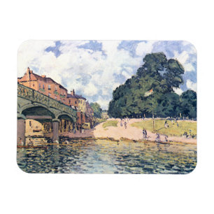 Alfred Sisley Hampton Court Bridge Magnet