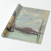 Alfred Sisley - Hochwasser in Port-Marly 1872 Geschenkpapier (Ungerollt)