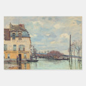 Alfred Sisley - Hochwasser in Port-Marly 1872 Geschenkpapier Set (Vorderseite 2)