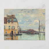 Alfred Sisley - Hochwasser in Port-Marly 1872 Postkarte (Vorderseite)