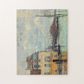 Alfred Sisley - Hochwasser in Port-Marly 1872 Puzzle (Vertikal)