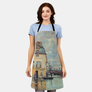 Alfred Sisley - Hochwasser in Port-Marly 1872 Schürze